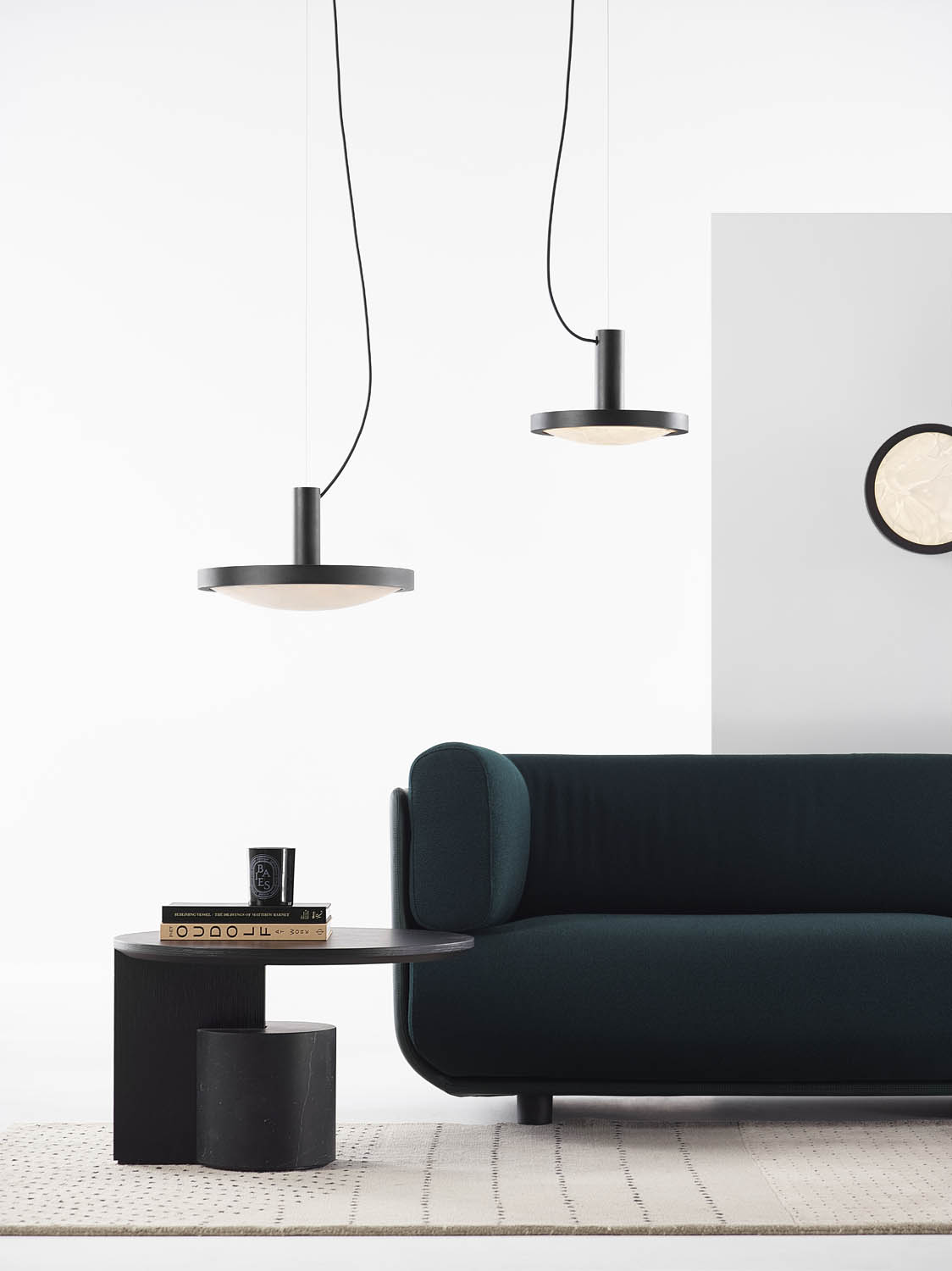 Modern white pendant lights