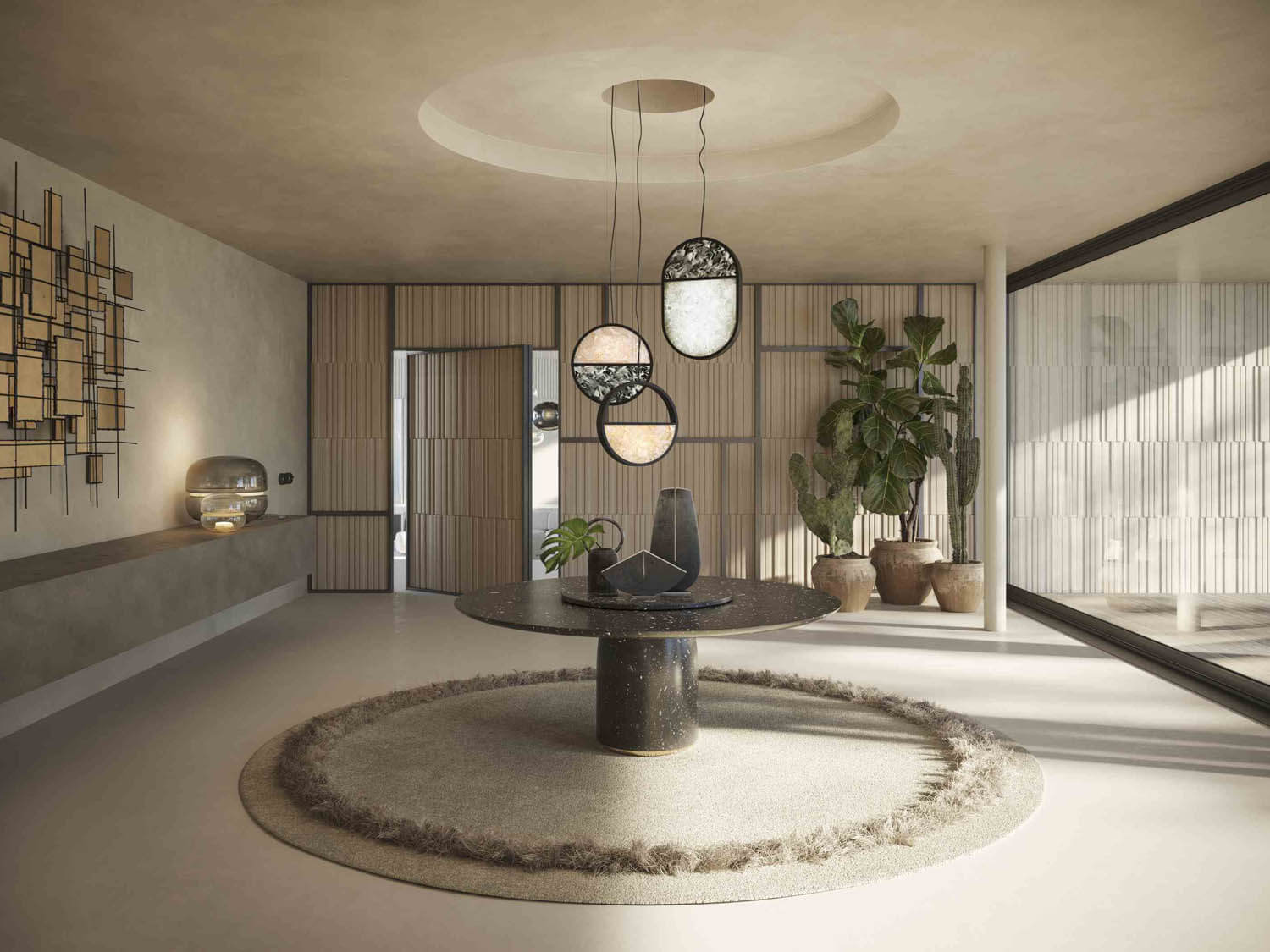 Geometric Suspension Lamp | Luxury Lighting | Brokis