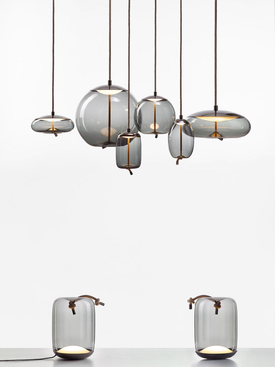 Brokis Knot small chandelier