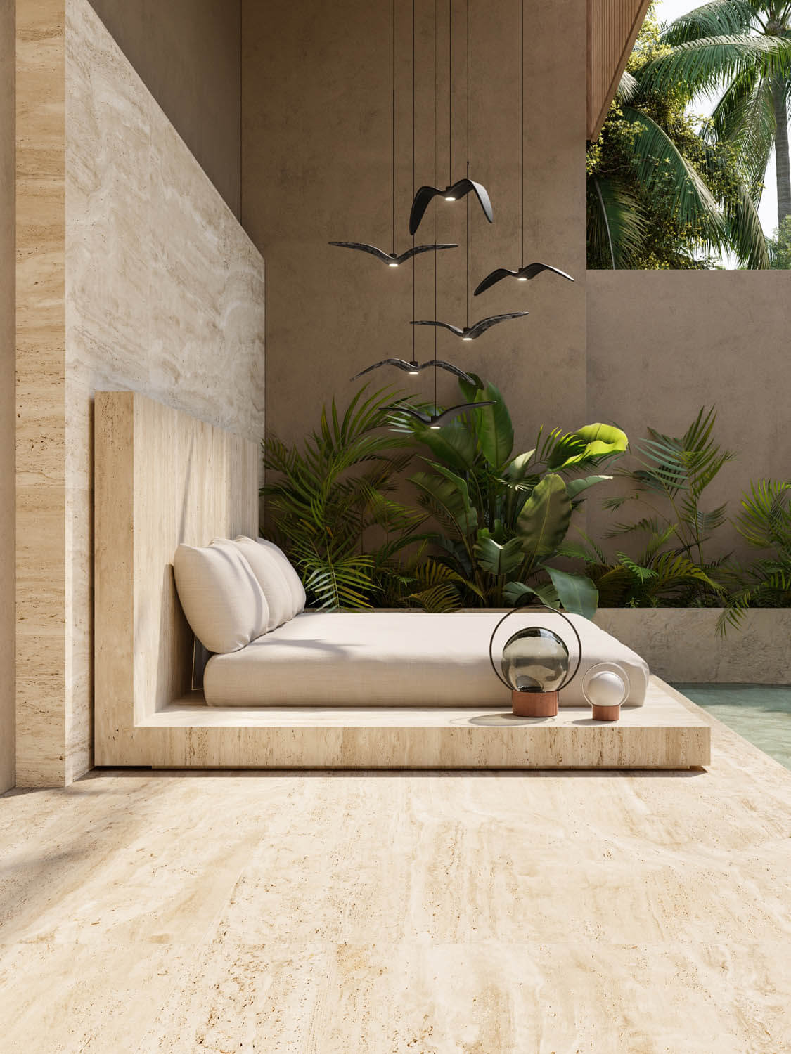 Night Birds Exterior Pendant Lamp | Brokis