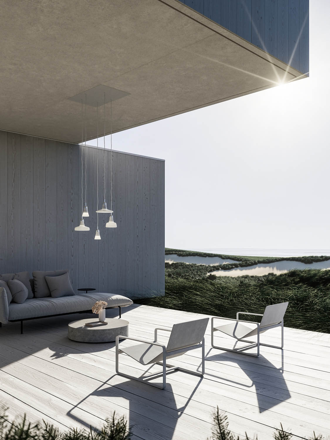 Shadows Exterior Pendant Lamp | Luxury Lighting | Brokis