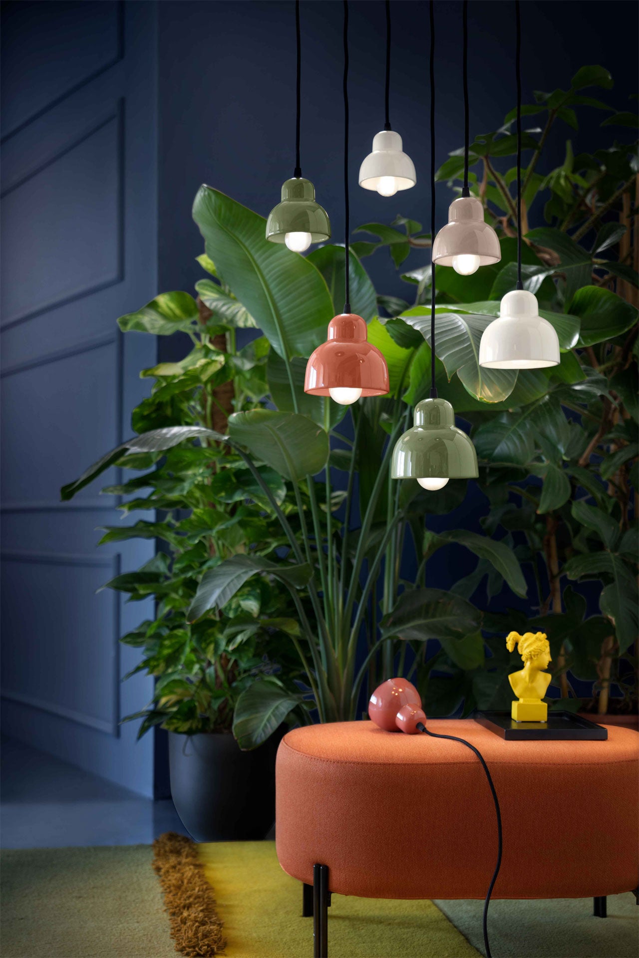 Berimbau C2610 Pendant Lamp | Ferroluce Ceramic Lighting