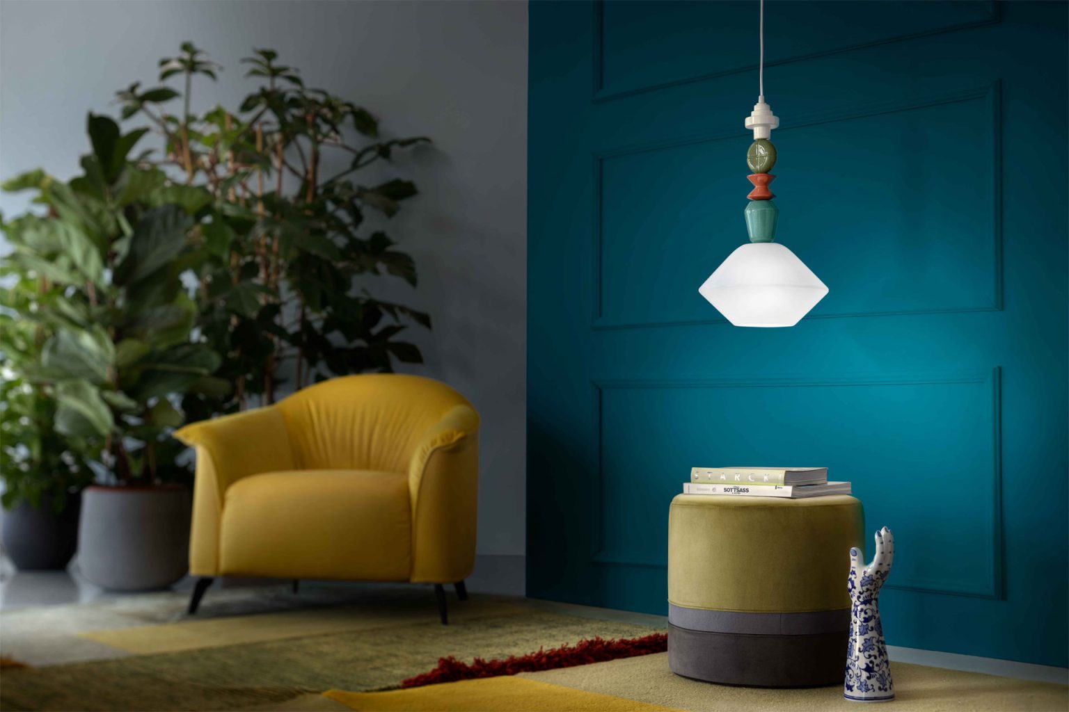 Lariat C2510/C2710 Pendant Lamp | Ferroluce Ceramic Lighting