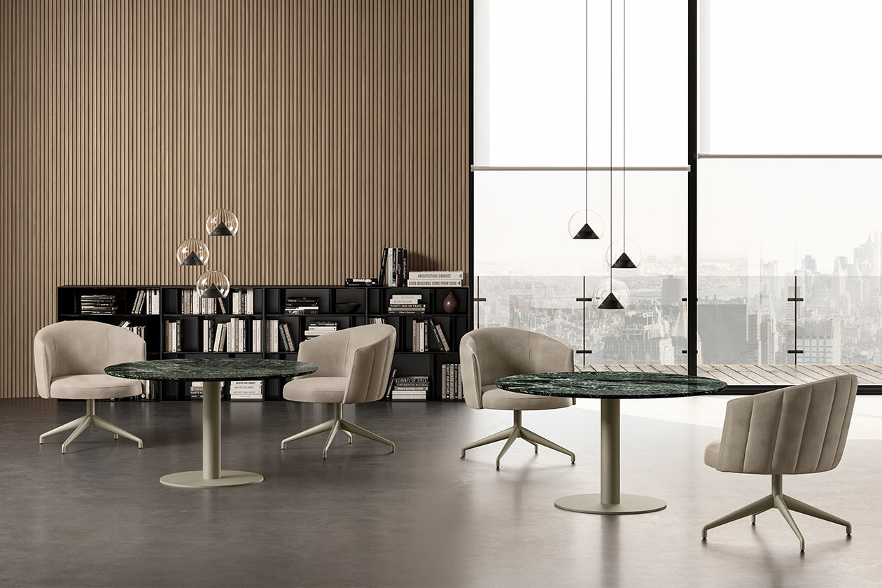 Cilindro Bistro Round Table | Eforma Luxury Italian Design