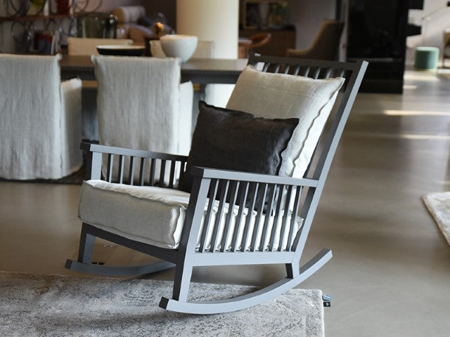 Gray 09 Rocking Armchair | Luxury Furniture Gervasoni