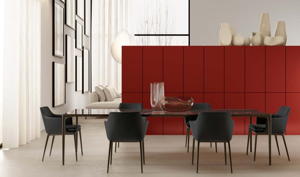 Claude Dining Chair with Armrests | Luxury Talenti Indoor Living