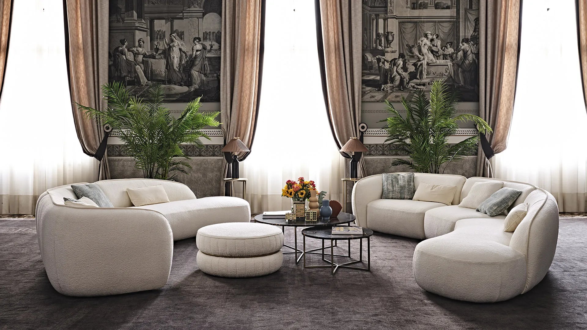 Lillo Pouf | Designed by Pier Luigi Frighetto | Black Tie