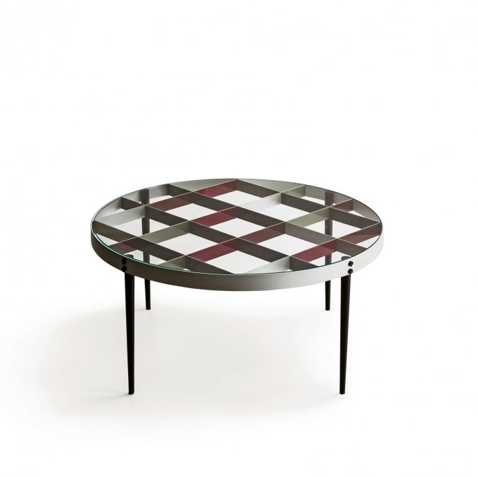 D.555.1 Coffee Table by Gio Ponti | Round Glass Designer Table