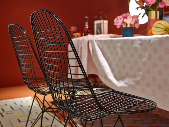 DKX Chair by Charles & Ray Eames | Iconic Wire Chair with X-Base