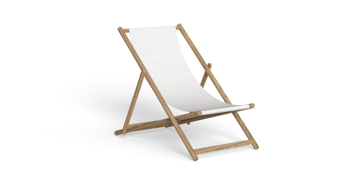Dolcevita Folding Deckchair | Luxury Talenti Outdoor Living