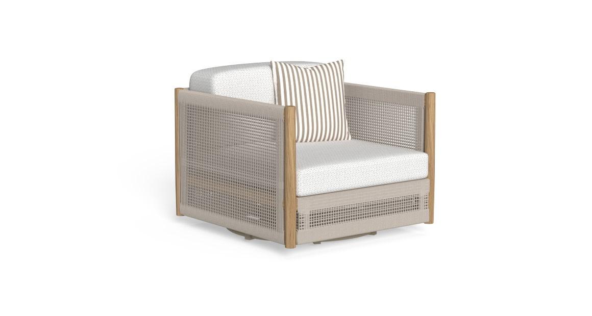 Dolcevita Swivel Living Armchair | Luxury Talenti Outdoor Living