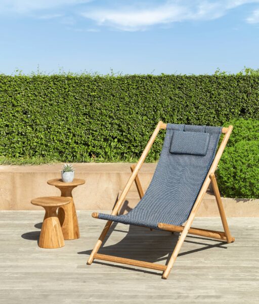 Dolcevita Folding Deckchair | Luxury Talenti Outdoor Living