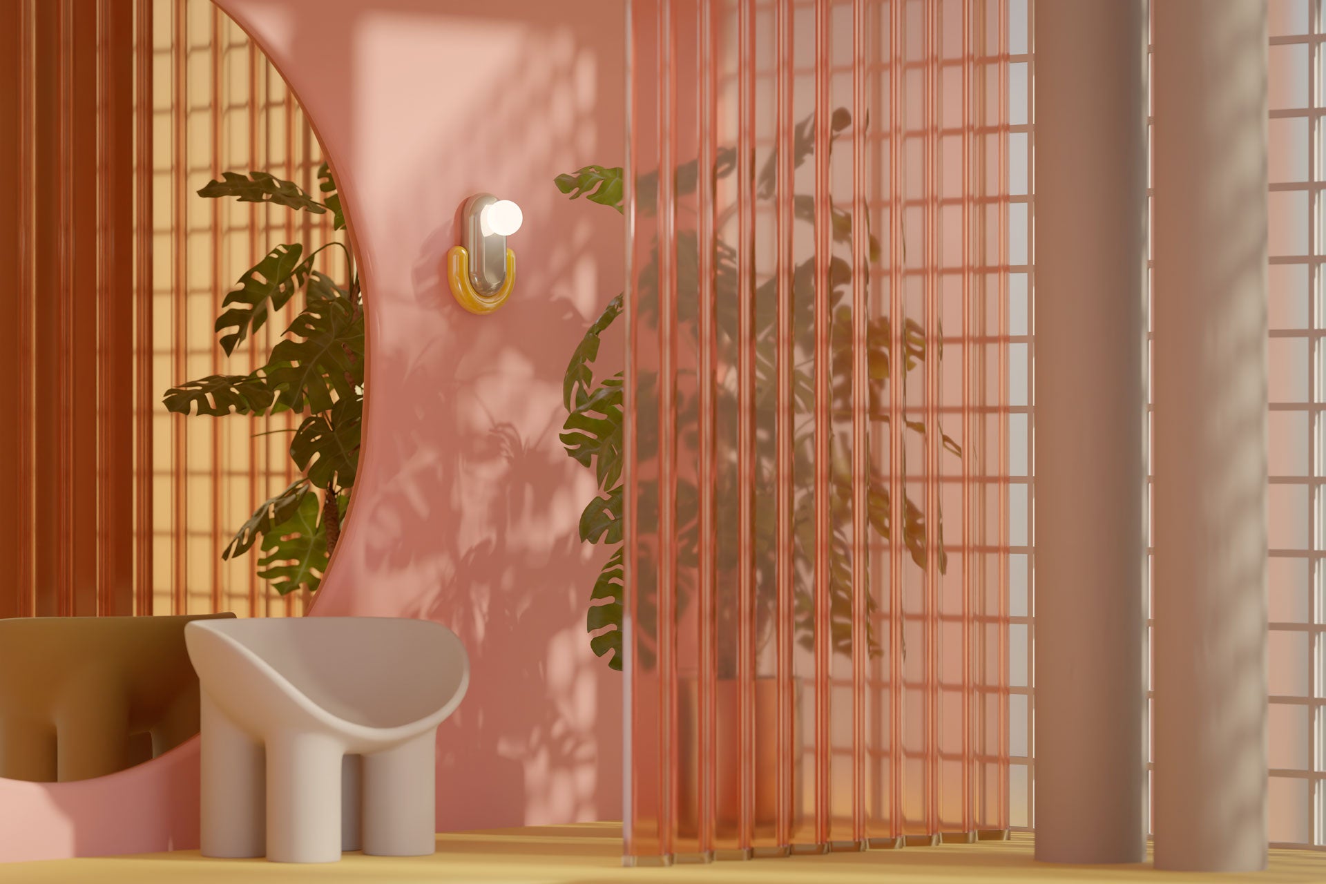 Eclair C2770 Wall Lamp | Ferroluce Ceramic Lighting