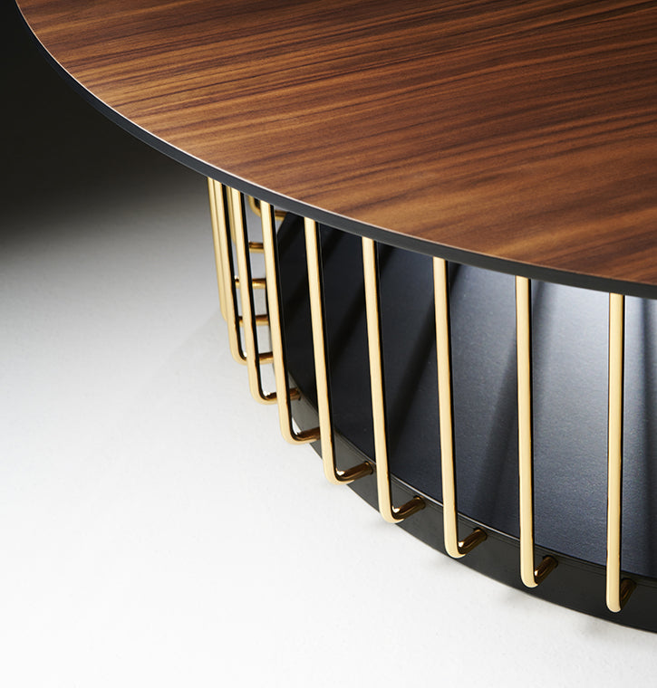 Etan Round Side Table | Luxury Living Black Tie