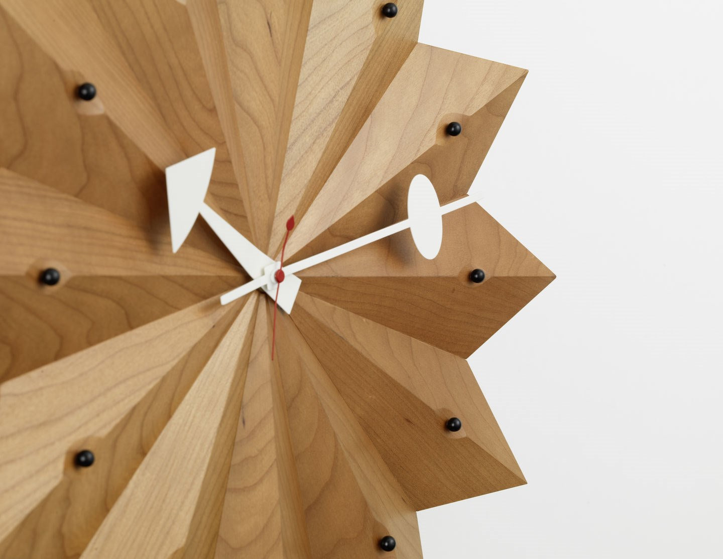 Fan Clock by George Nelson | Mid-Century Modern Wooden Wall Clock