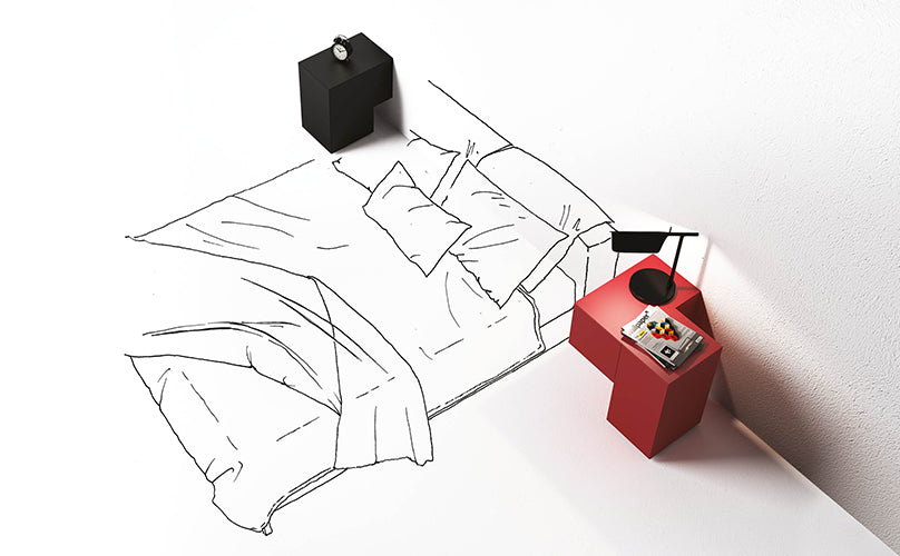 Formosa Appoggiata Night Table | Minottiitalia Boutique Italian Furniture