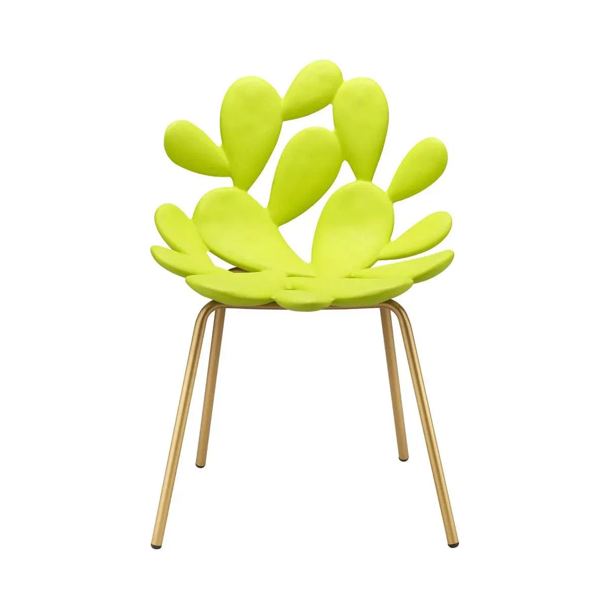 Cactus-inspired sculptural dining chair for indoor and outdoor use. Filicudi by Qeeboo