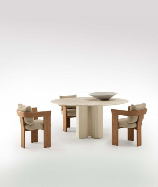 Freddie Dining Chair with Armrests | Luxury Talenti Indoor Living