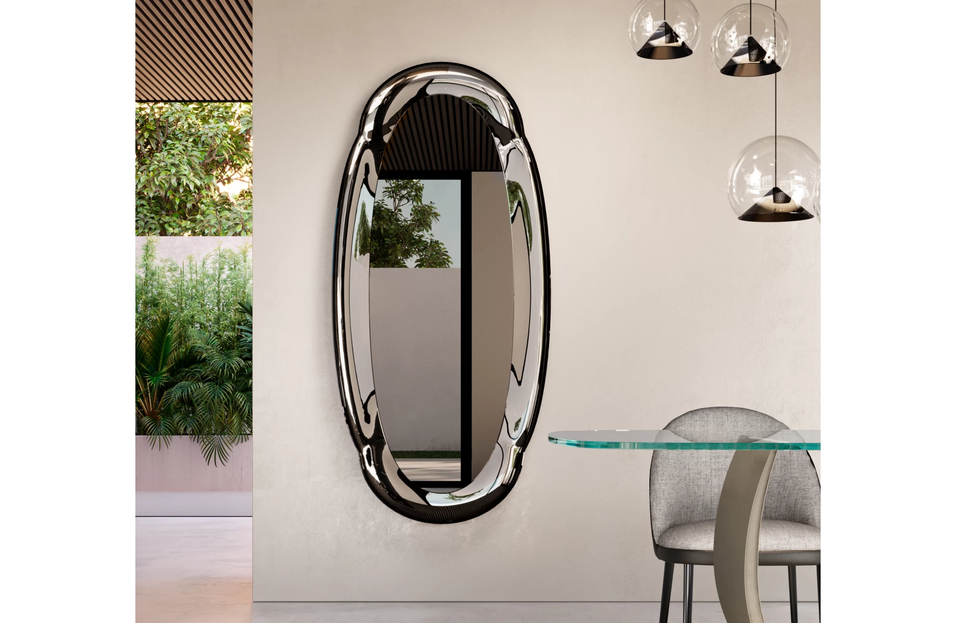Matisse Wall-Mounted Mirror | Eforma Iconic Luxury Italian Design