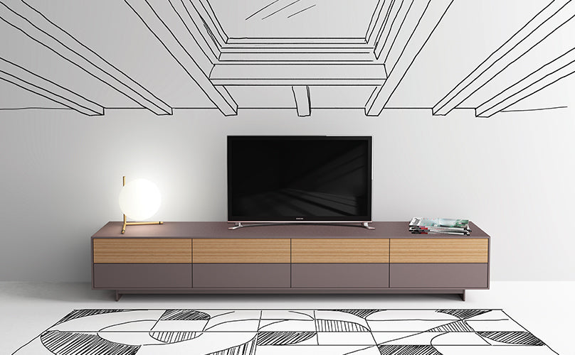 George TV Stand Container | Minottiitalia Boutique Italian Furniture