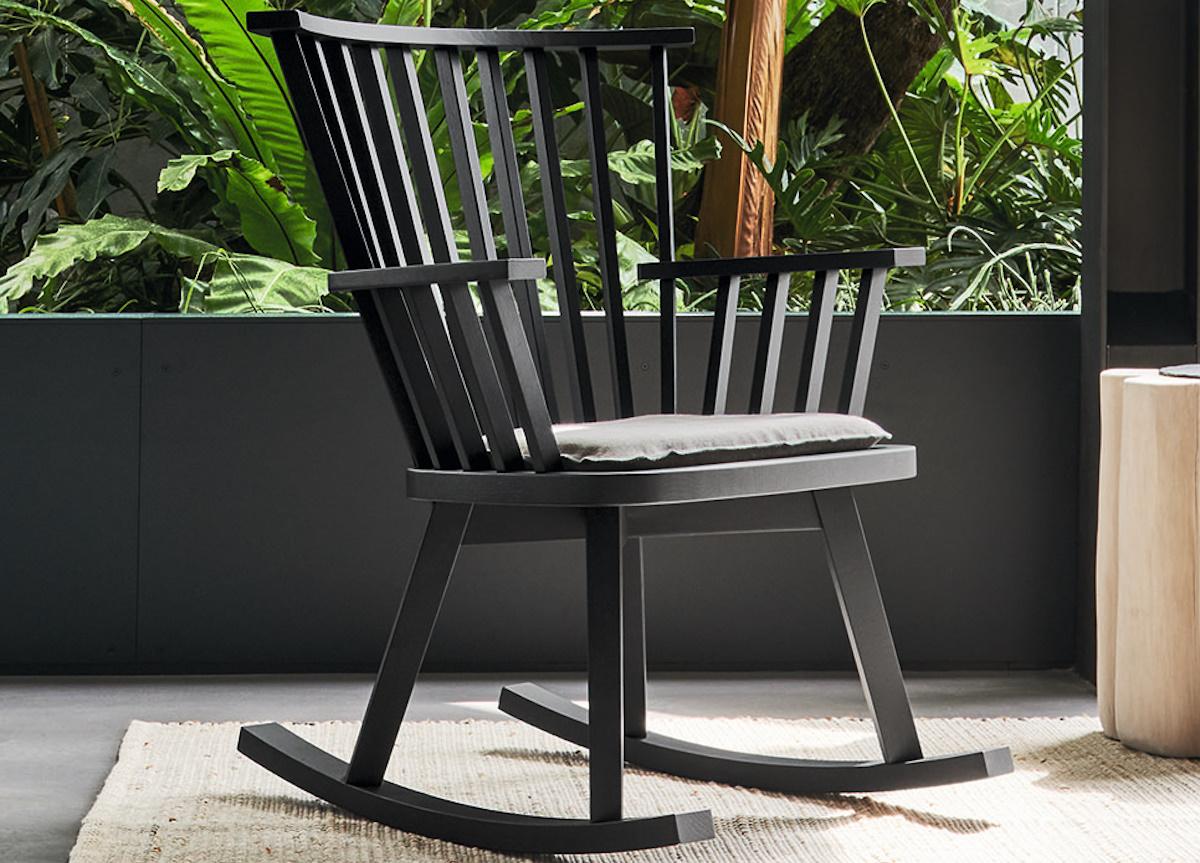Gray 29 Rocking Chair | Luxury Furniture Gervasoni