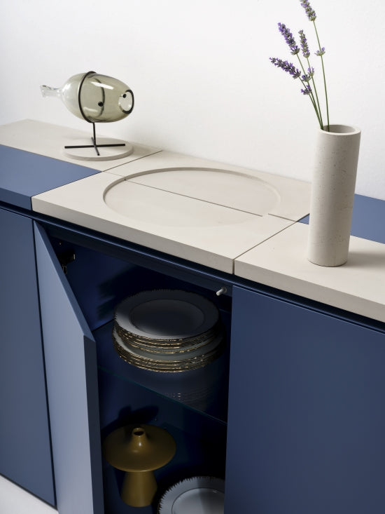 Grid Sideboard | Minottiitalia Boutique Italian Furniture