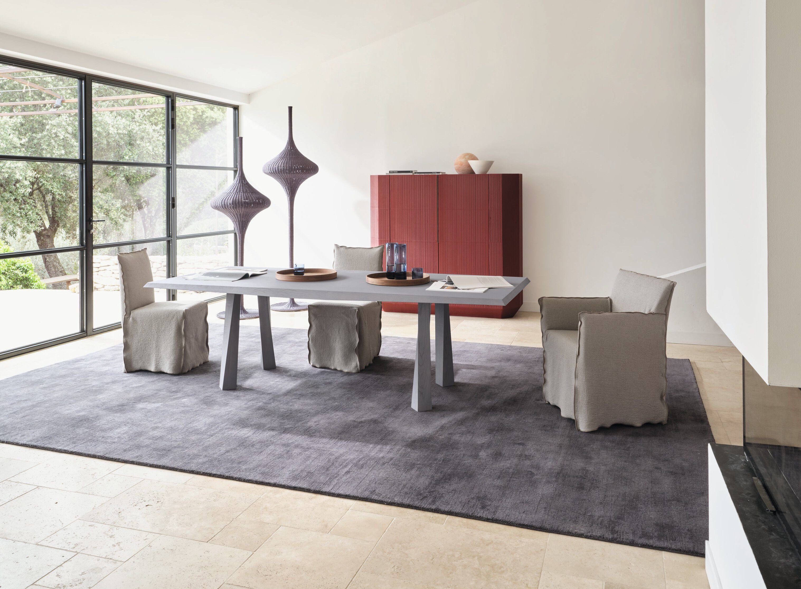 Jorn Rectangular Dining Table | Luxury Furniture | Gervasoni