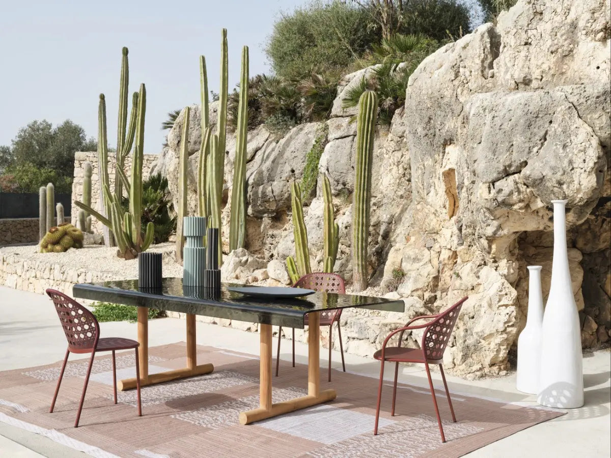 Torii Rectangular Dining Table | Luxury Living Gervasoni