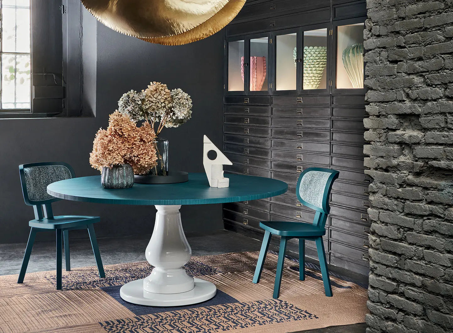 Gray 38 Round Dining Table | Luxury Furniture | Gervasoni