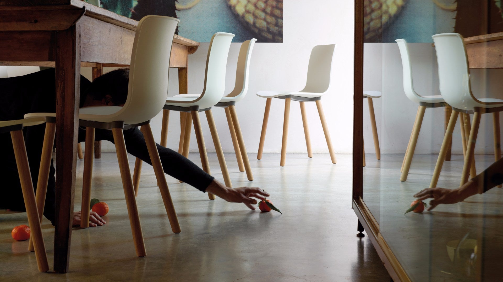 Vitra HAL RE Wood Chair by Jasper Morrison | Sustainable Dining Chair