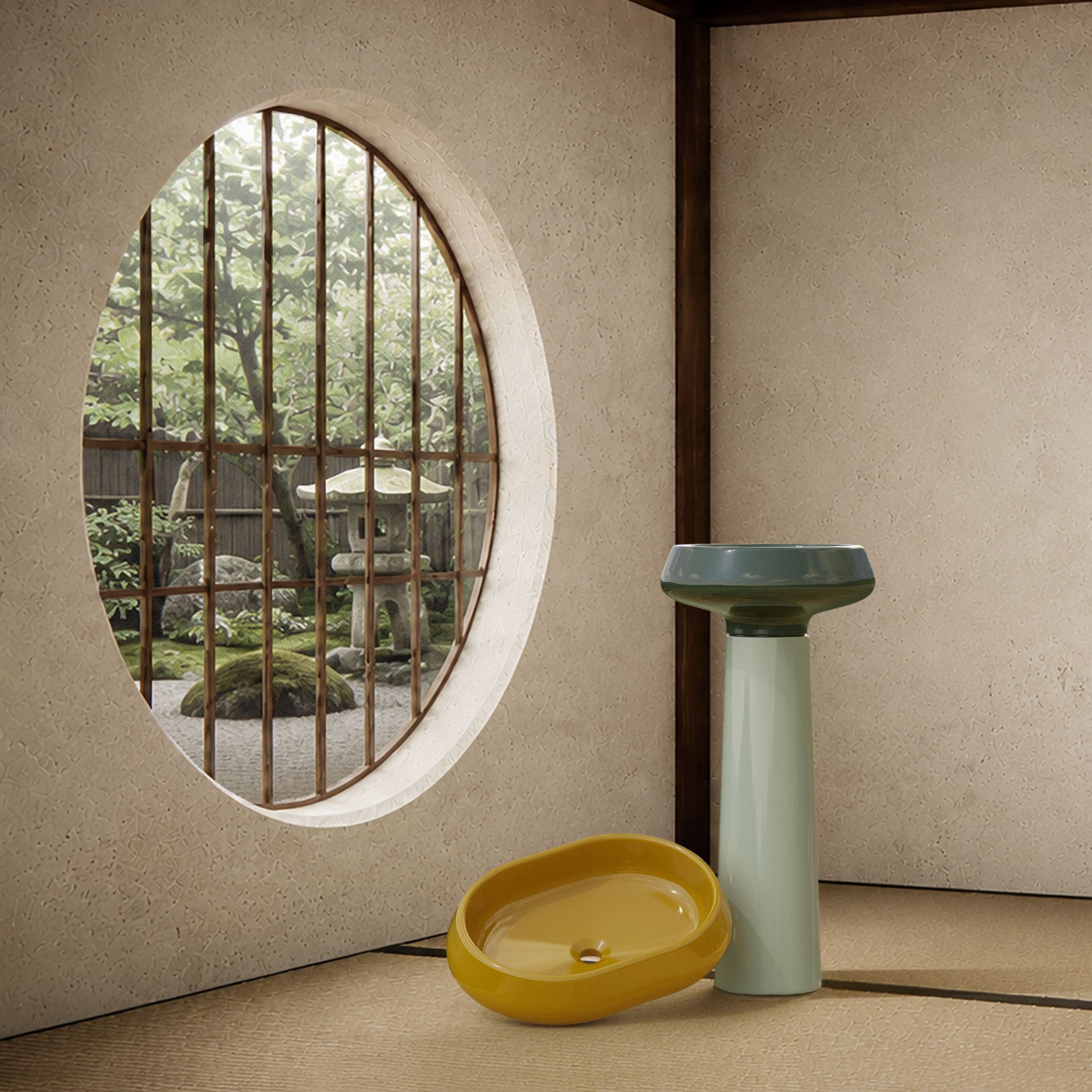 Hasu Freestanding Washbasin | Ceramica Flaminia
