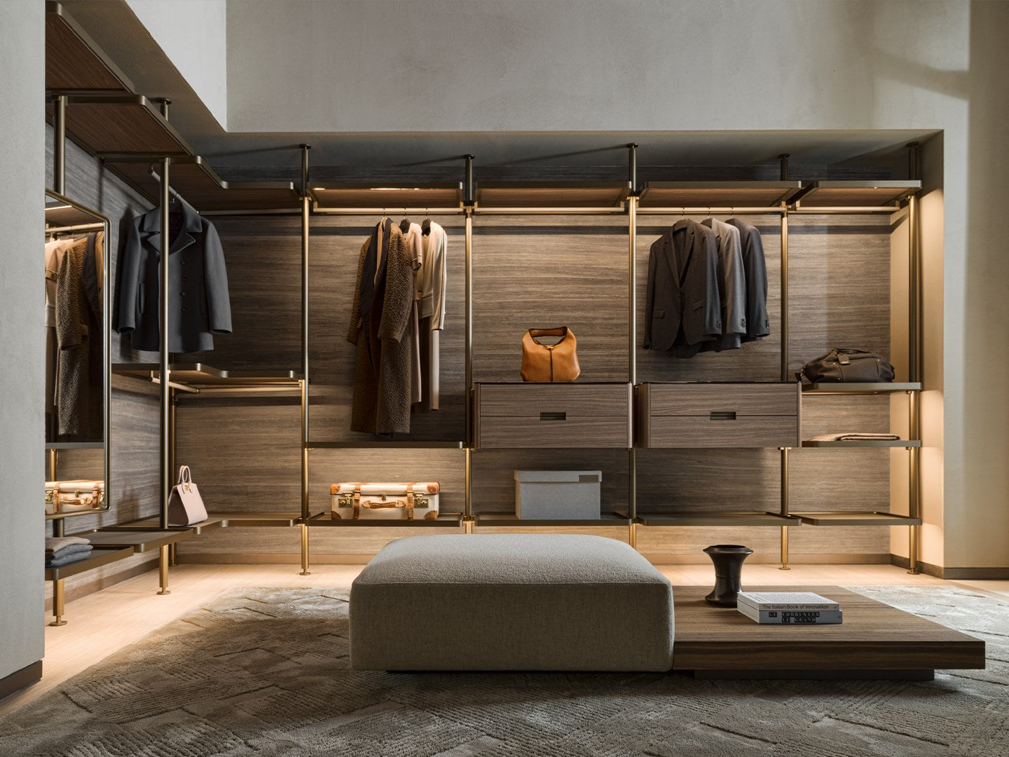 Molteni&C Master Dressing & Hector System | Luxury Walk-In Closet