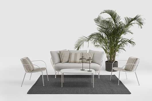 Hiray Outdoor Sofa with Cushions Serafini Paomba Kartell