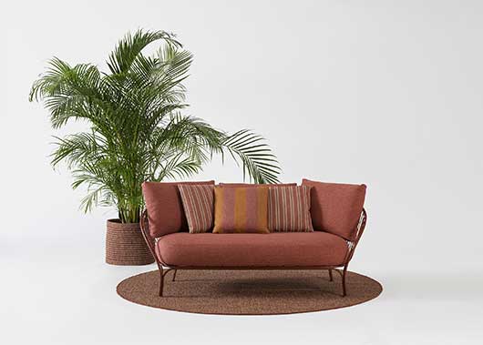 Hiray Outdoor Sofa with Cushions Serafini Paomba Kartell