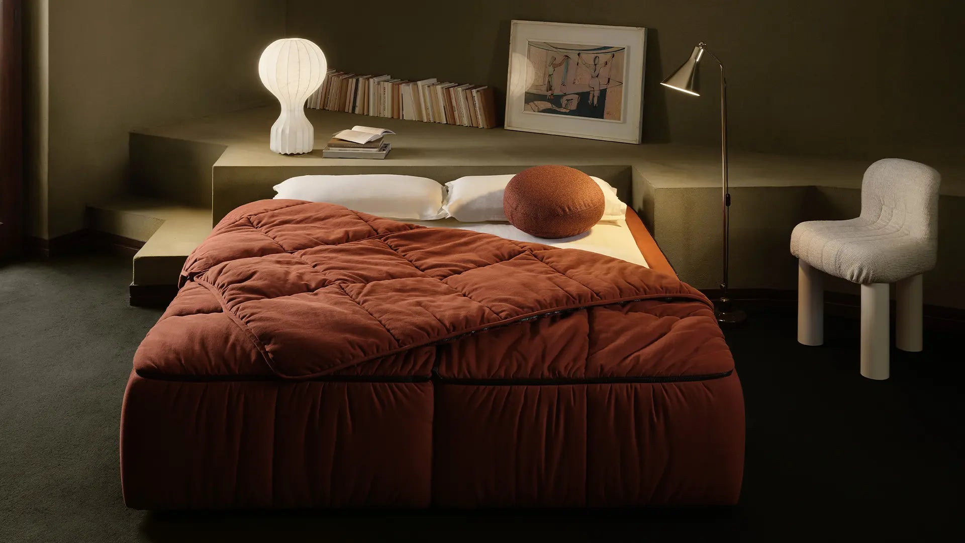Strips Bed | Designed by Cini Boeri | Arflex