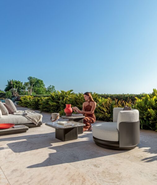 Itaca Swivel Armchair | Luxury Talenti Outdoor Living