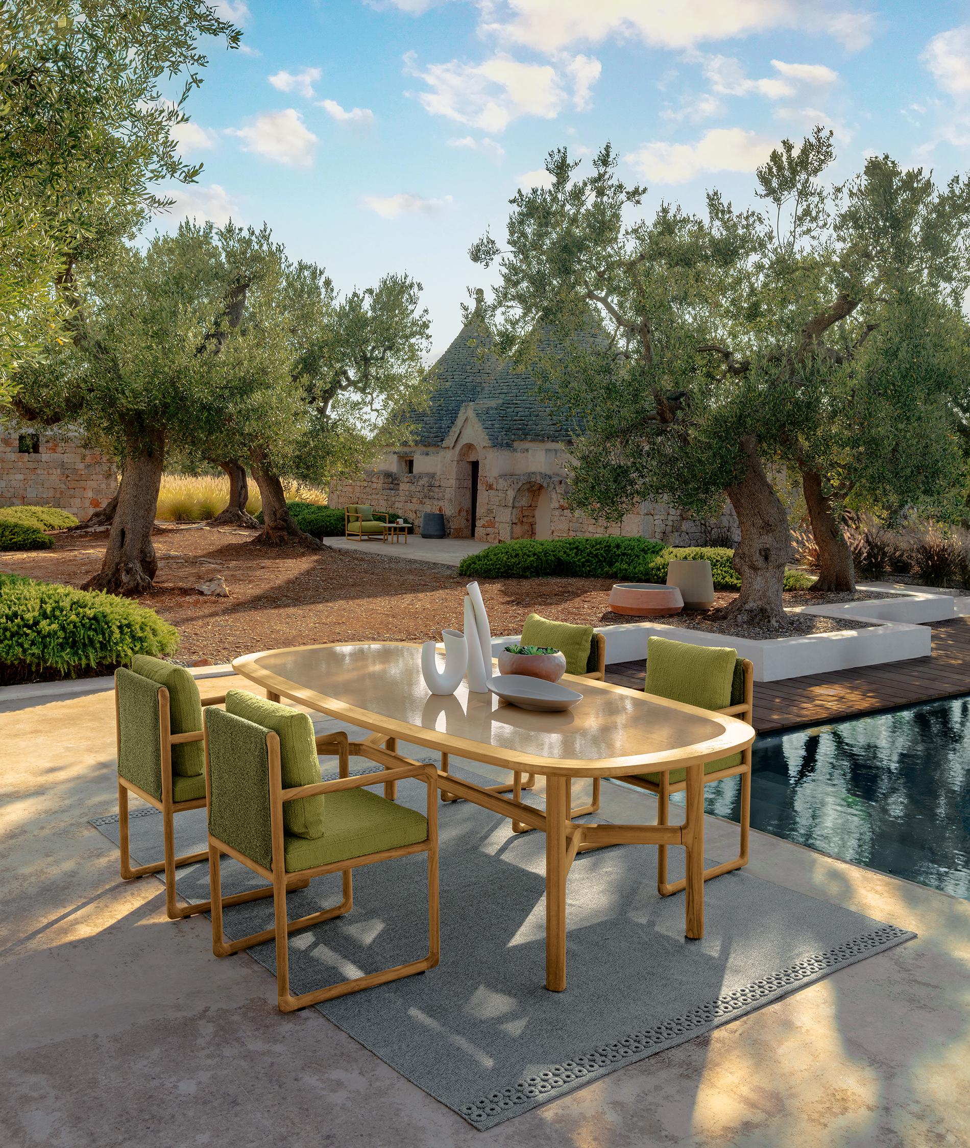 Jun Living  Dining Chair with Armrests | Luxury Talenti Outdoor Living