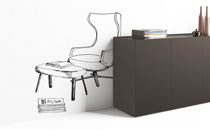 KM Sideboard | Minottiitalia Boutique Italian Furniture