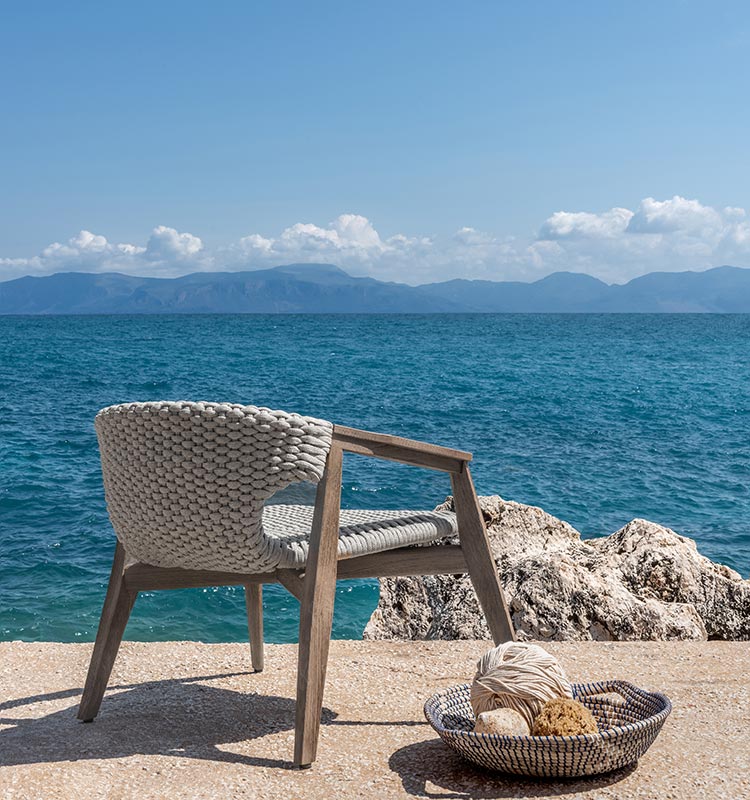 Knit Lounge Chair | Outdoor Luxury Furniture | Ethimo