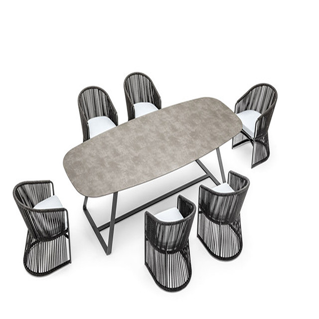 Kolonaki Rectangular Dining Table | Designed by Calvi Brambilla | Varaschin