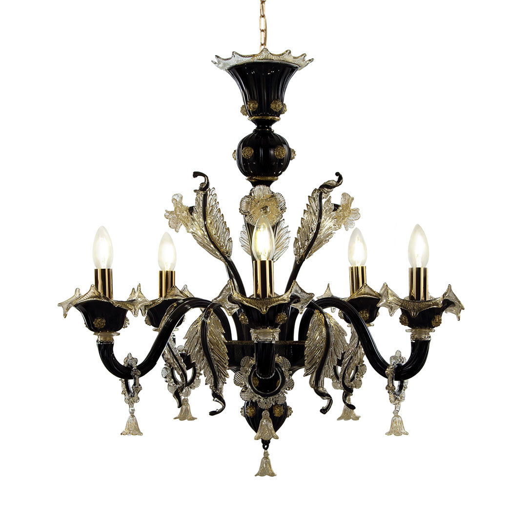 Bovary Chandelier 5 Lights | Multiforme Italian decorative lighting