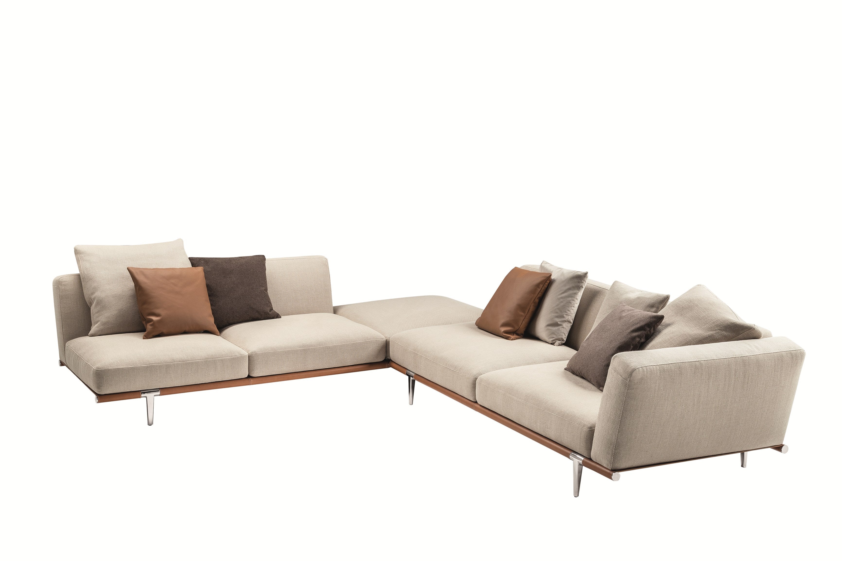 Poltrona Frau LET IT BE Sofa by Palomba Serafini | Luxury Fabric Sofa