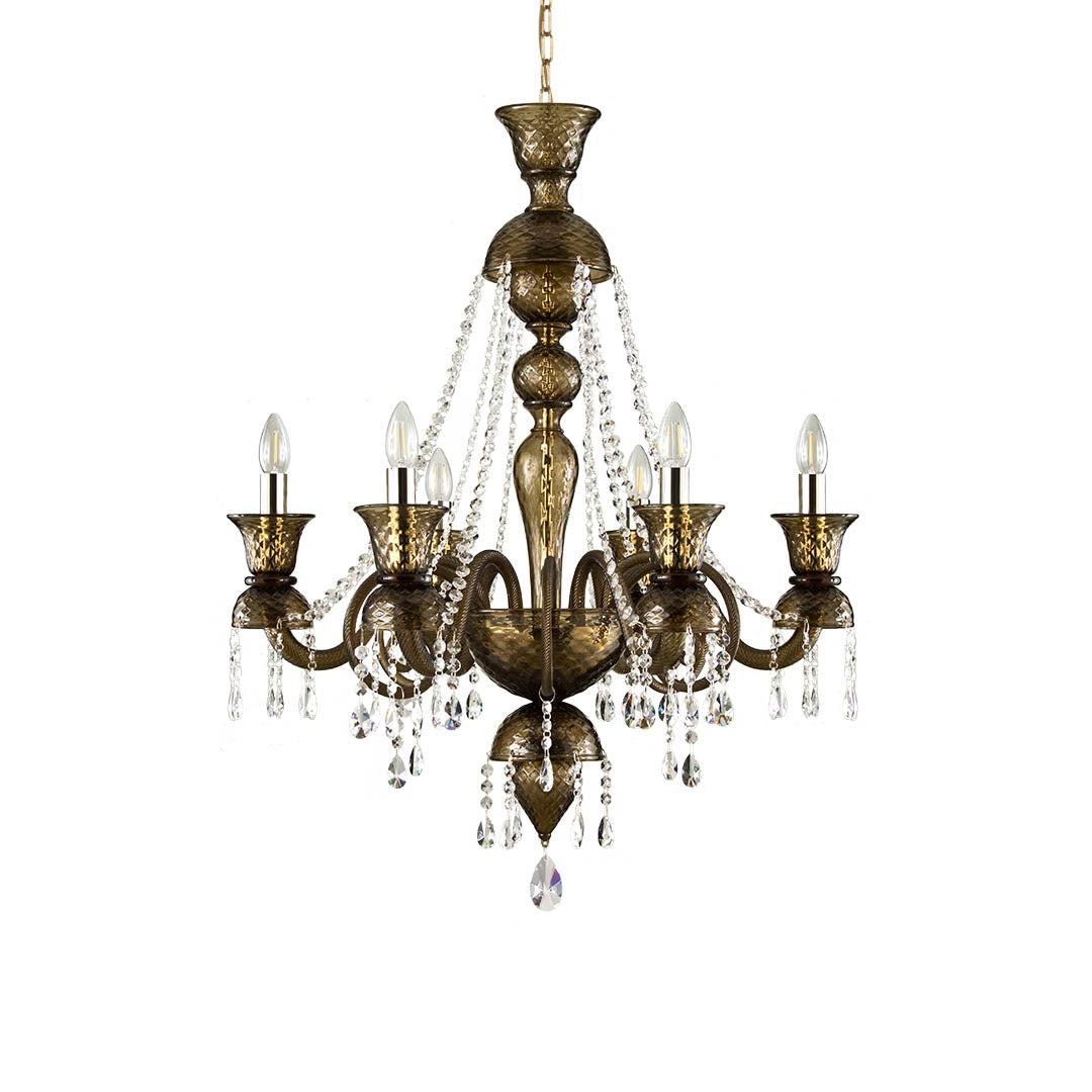 Pasternak 6 Chandelier | Multiforme Artistic Luxury Lighting