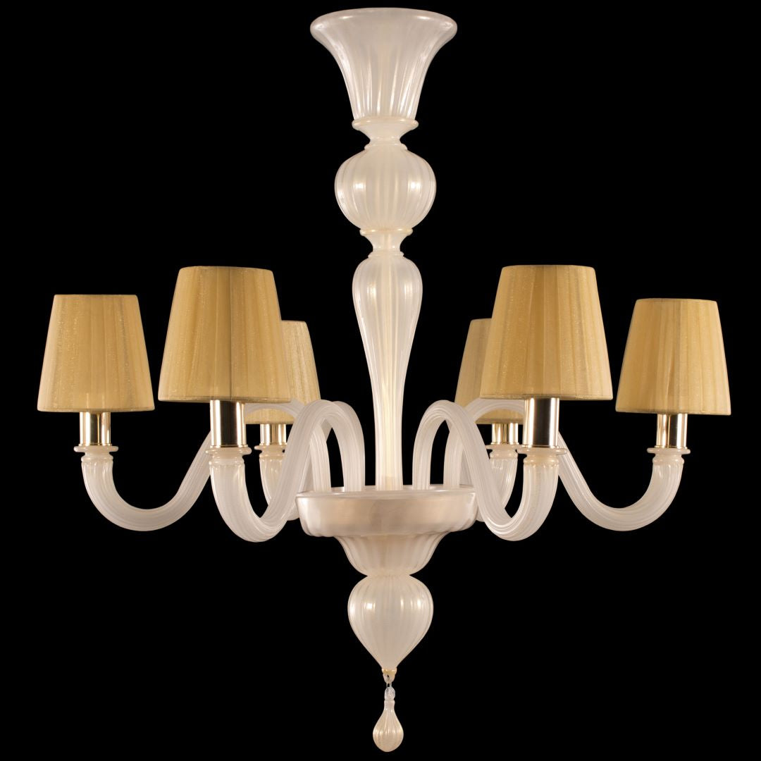 Chapeau 6 Light Chandelier | Multiforme Italian decorative lighting