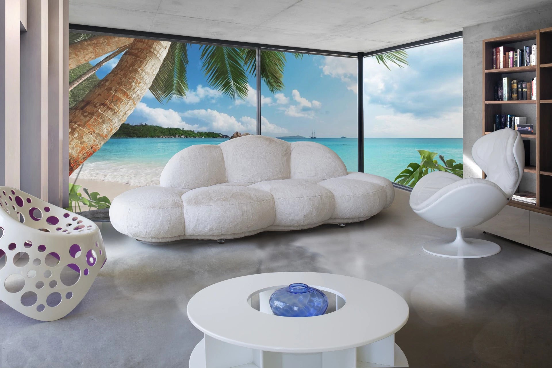 Le Nuvole Sofa by Giovannetti, iconic Sergio Giobbi design for luxury interiors.