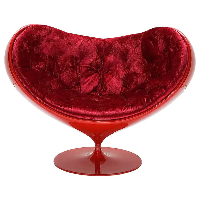 Front view of the Love Armchair by Giovannetti, iconic sculptural Italian design.