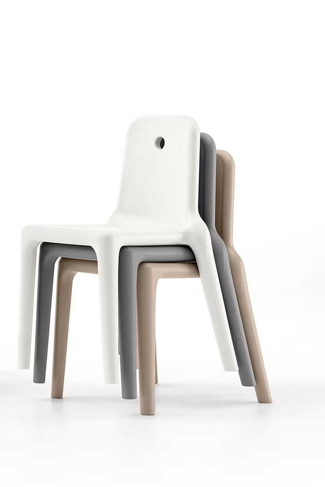 Lyxo Design Mellow Dining Chair — Stackable Set of 2