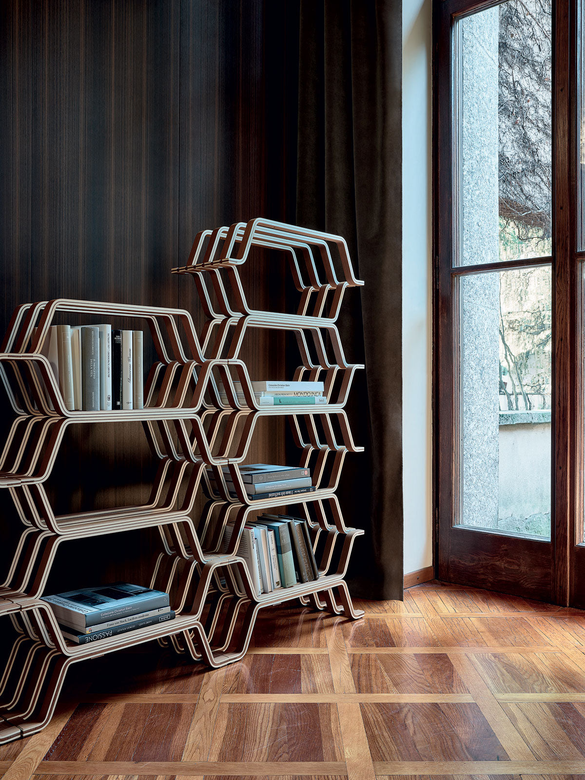 MHC.2 Bookcase by Yasuhiko Itoh | Luxury Open Wooden Shelving System