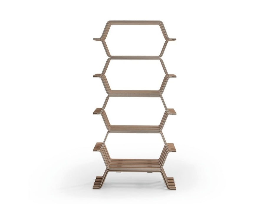 MHC.2 Bookcase by Yasuhiko Itoh | Luxury Open Wooden Shelving System