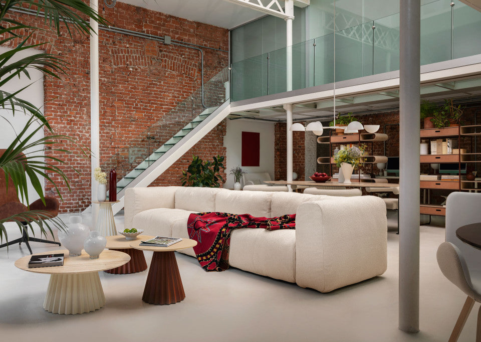 Plissé Round Coffee Table | Midj Contemporary Design